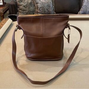 Coach ladies bucket bag price is firm (pending vacation hold until October)